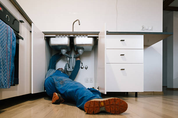 Professional Drain Cleaning technician working in Albion, PA